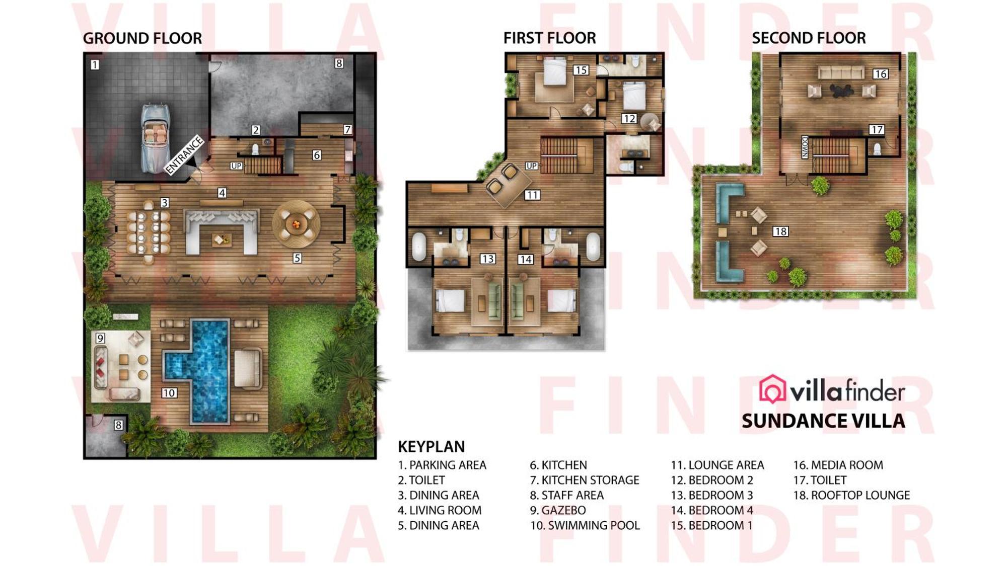 Sundance Villa By Villa Finder Керобокан Экстерьер фото
